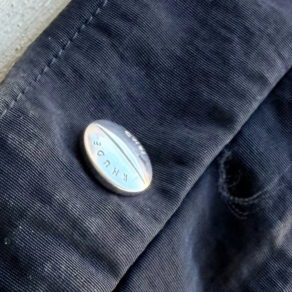 Rhude Rifle Nylon Cargo Pants Black Size Large Made In USA Flight Utility - Picture 7 of 11